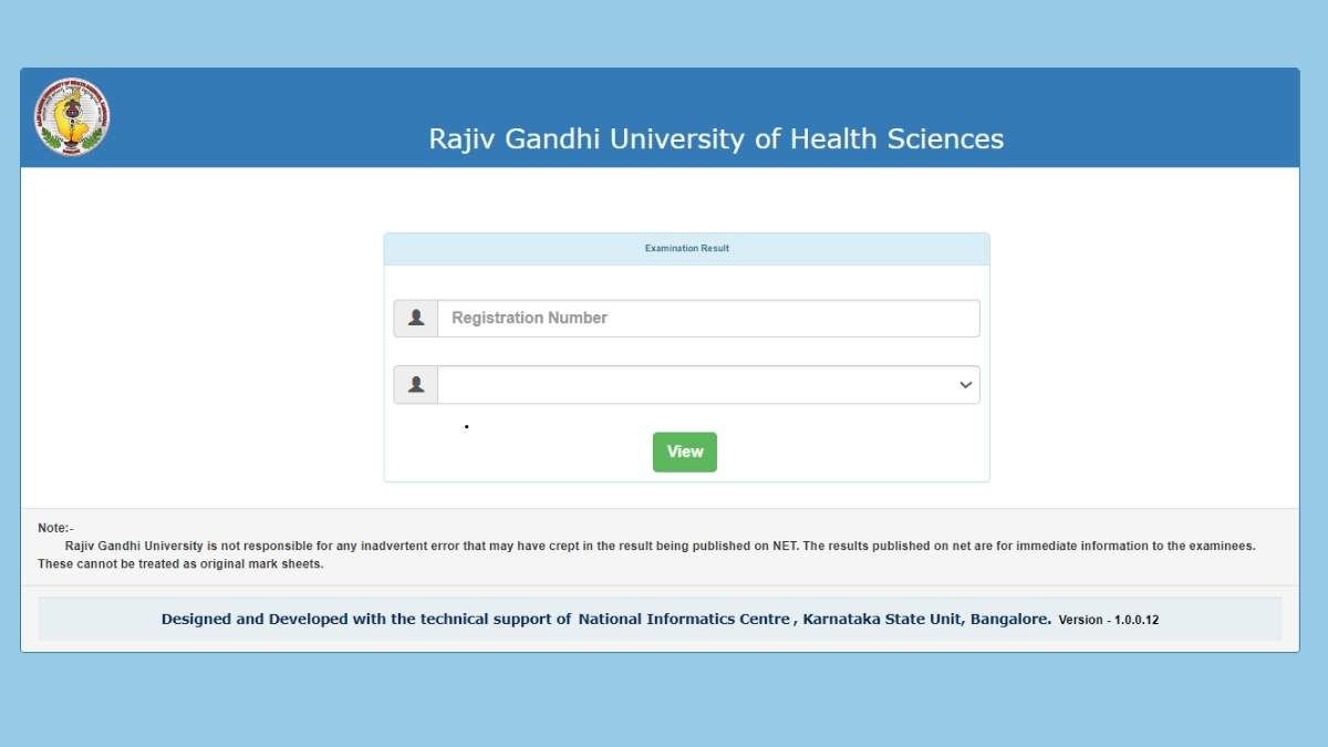 RGUHS Result