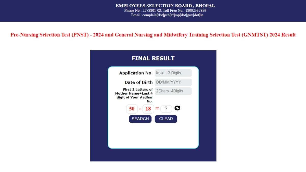 MPPEB Result 2024