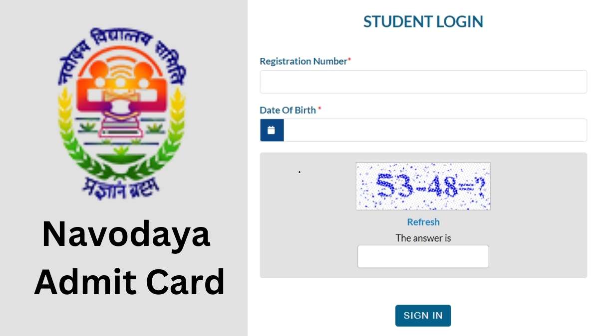 Navodaya Admit Card