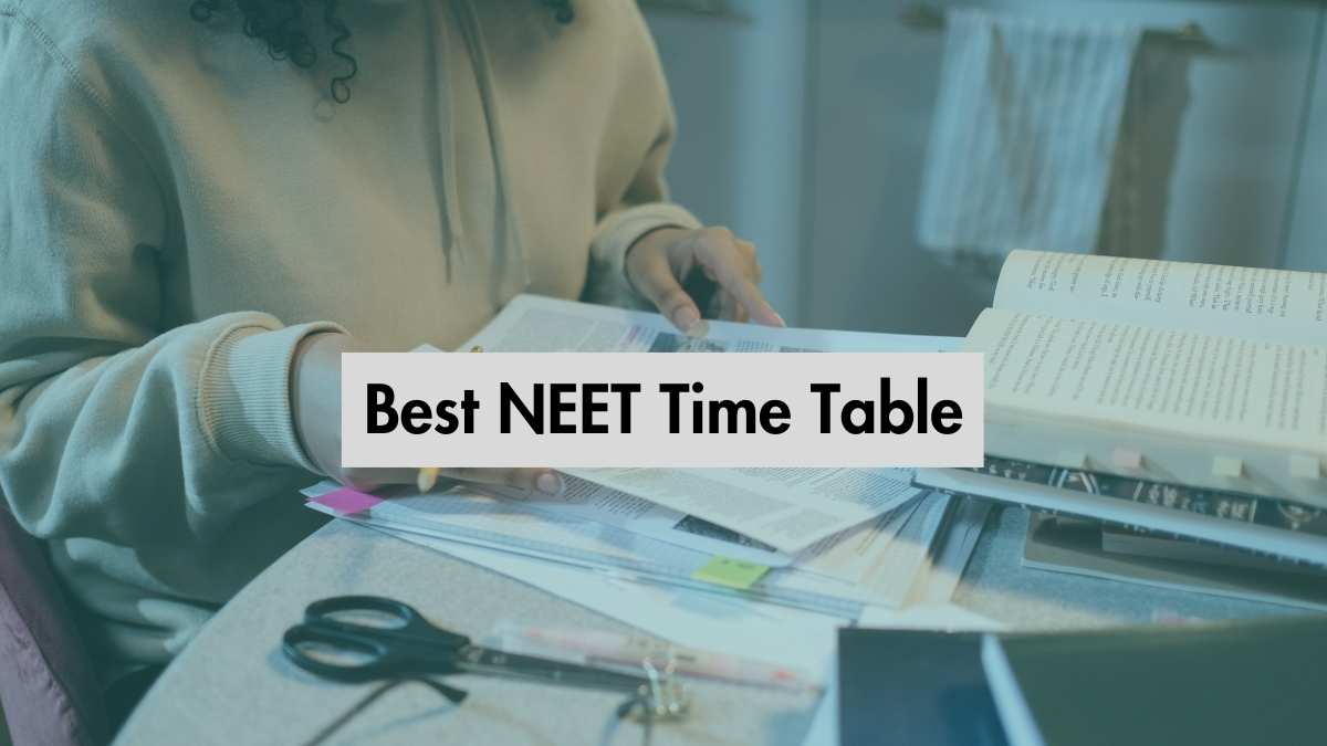 NEET Time Table