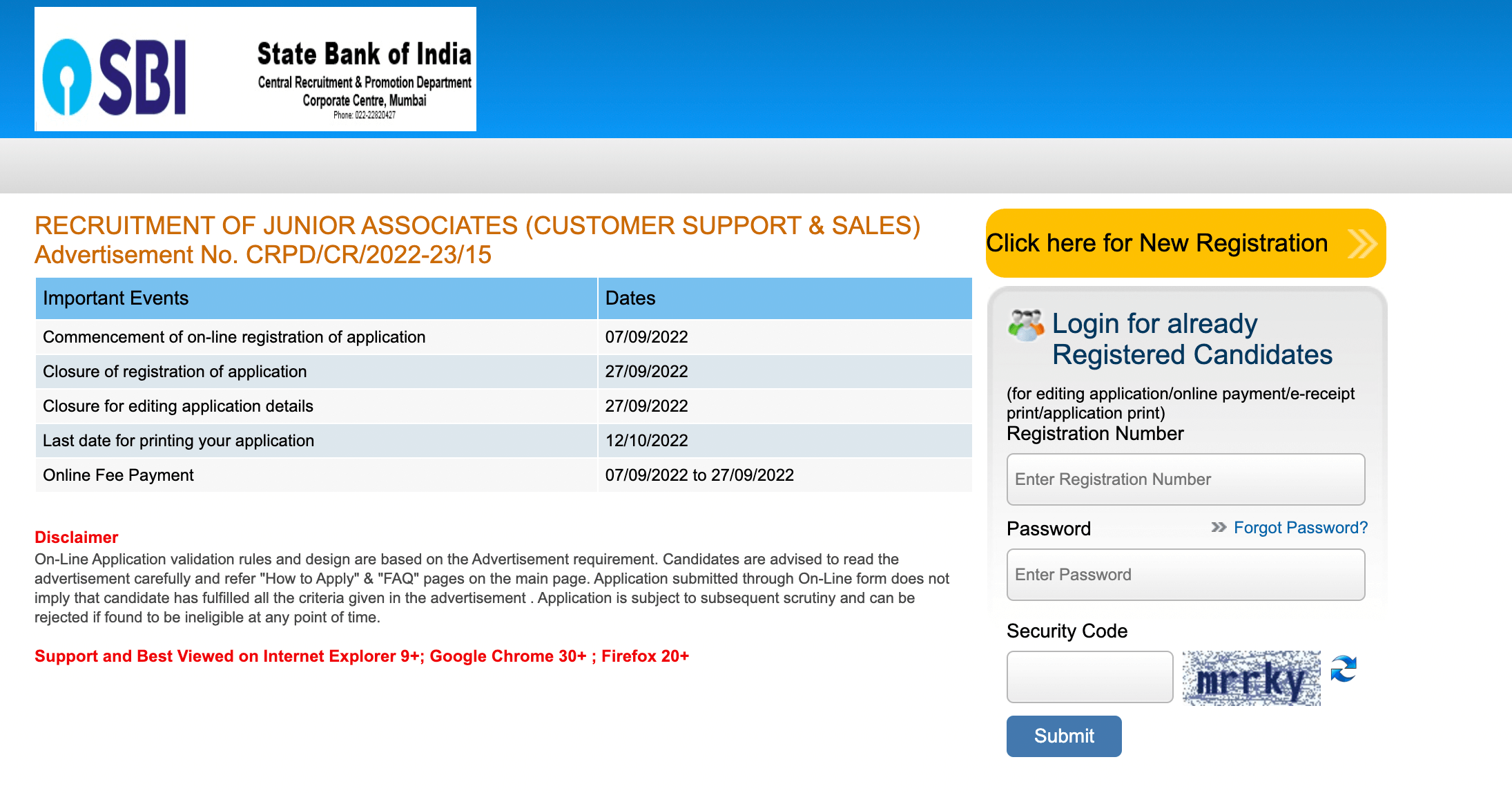 SBI Clerk Apply Online 2022 for 5486 Junior Associates Posts 