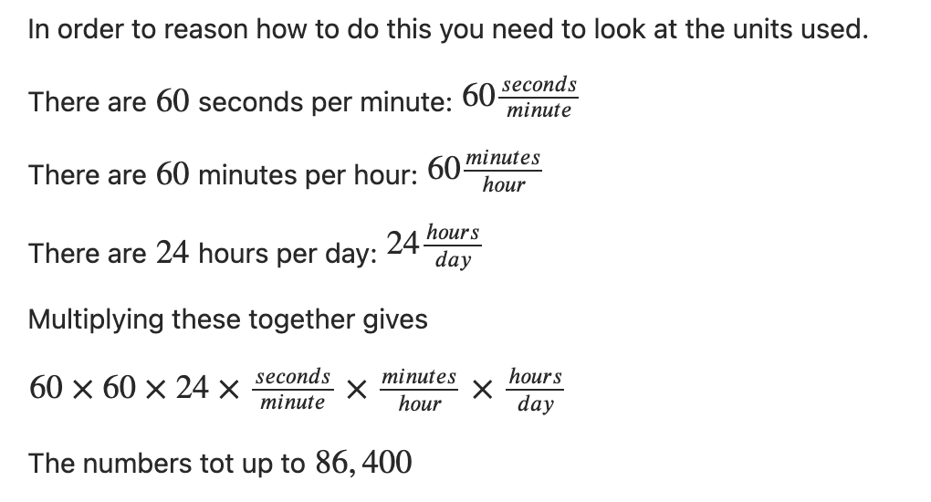 How Many Seconds In A Day Seconds In A Day